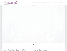 Tablet Screenshot of khazanacreations.com